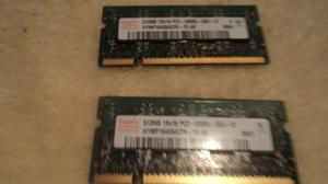 Memoria Ram Ddr mb 2memorias X 300bs