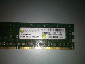 Memoria Ram Ddr2 De 1gb (negociable)