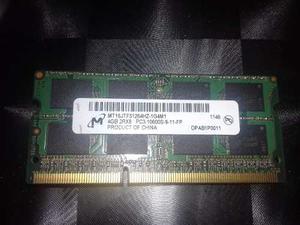 Memoria Ram Ddr3 4 Gb Laptop Poco Uso