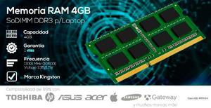 Memoria Ram Ddr3 4gb  Mhz Para Laptop Oferta