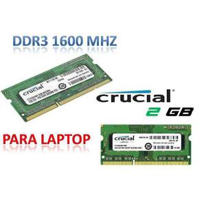 Memoria Ram Ddr3 Para Laptop 2gb