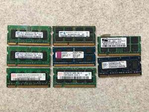 Memorias Ram Laptop 1gb, 2gb, 512mb, 256mb