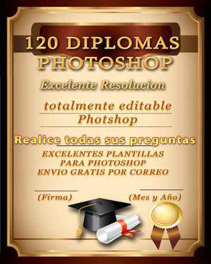Plantillas Diplomas Editables Photshop Psd Excelente