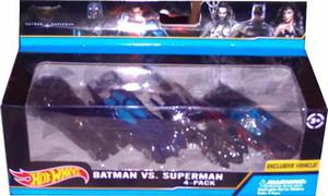 Set 4 Autos Hotwheels Batman Vs Superman