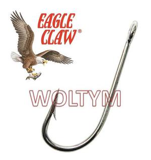 Caja 100 Anzuelos Pescar N° 8 Eagle Claw Kirby Mod-