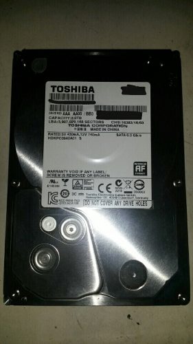 Disco Duro De 2-tb Sata 6.0 Toshiba Usado