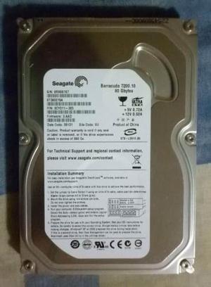 Disco Duro De 80gb Marca Seagate