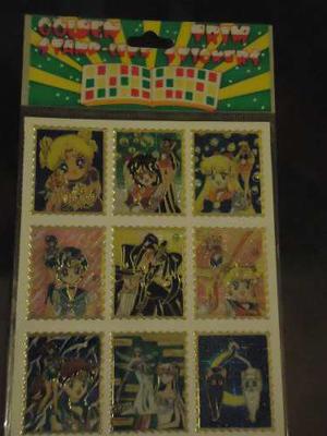 Set De 7 Calcomanias (stickers) Sailor Moon