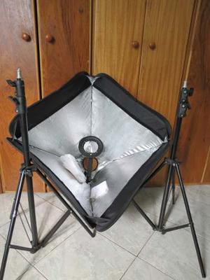 Stands Para Luces Y Softbox De 40x40 Cm