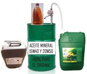 Aceite Mineral A Granel 15w-40 Y 20w-50