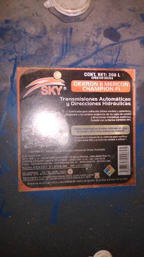 Aceite Para Caja Automática Y Transmisiones Sky F1 Dexron 2