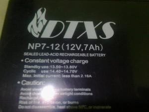 Bateria Dtxs Npv, 7ha)