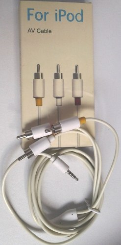 Cable Av Ipod Usado En Perfecto Estado; Nunca Fueron Usados