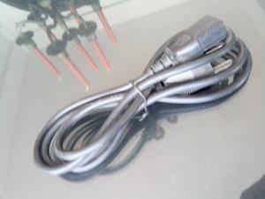 Cable Fuente De Poder Pc Cpu Monitor 120 V 10 Amps Impresora