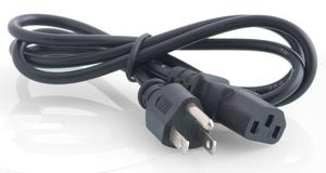 Cable Poder Para Pc 1.5 Metros Color Gris, Grueso