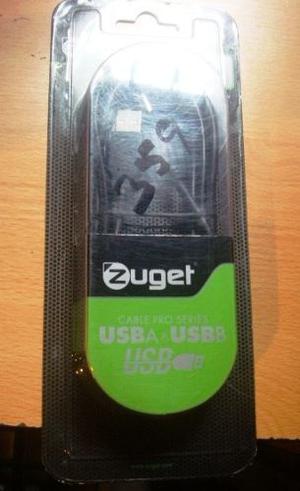 Cable Usba A Usbb 3 Metros Zuget Pro Series Oferta Remate