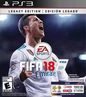 Fifa 18 - Juego Digital Playstation 3. Entrega Inmediata