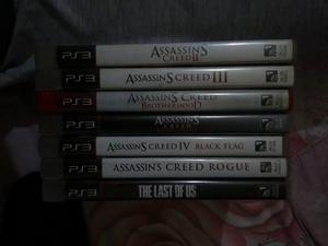 Juegos Ps3 Assasins Y The Last Of Us