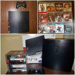 Ps3 Playstation 3 Incluye 11 Juegos Originales En Su Caja