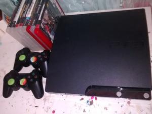 Ps3 Slim 160gb 2 Controles 7 Juegos Fisicos