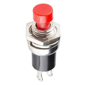 Push Buttom Switch Pulsador Normal Open Rojo Momentaneo On