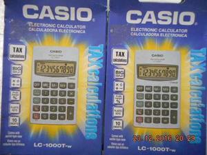 Calculadora Casio Lc -t -w. Tax Calculations