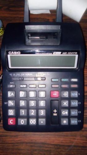 Calculadora Sumadora Casio Hr-100tm