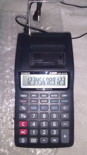 Calculadora, Sumadora Casio, Hr 8tm, Original, Como Nueva