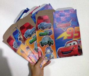 Cotillones Tipo Cajita Feliz Lonchera Cars Disney