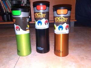 *oferta* Vasos Contigo Marca Ecology(naranja, Verde) 16 Oz