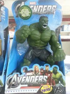 Hulk De 35 Cm Original Marvel. Muñeco Grande Articulado.