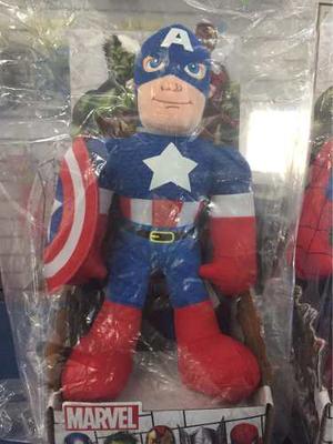 Juguete Peluche Original Capitán América 30cm Marvel
