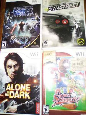 Pack Juegos De Wii Originales X4.