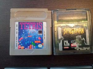 Juegos De Game Boy Color Tetris Y Spiderman