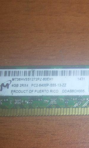 Memoria Servidor 4gb Pc2-2rxp