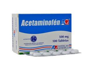 Acetaminofén 500mg 90 Unidades