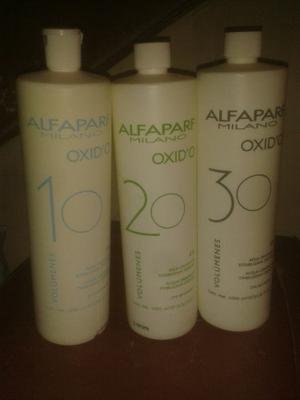 Agua Oxigenada Alfaparf Litro 10v Y 20v