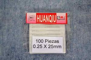 Agujas Para Acupuntura Huanqiu 0,25x25mm