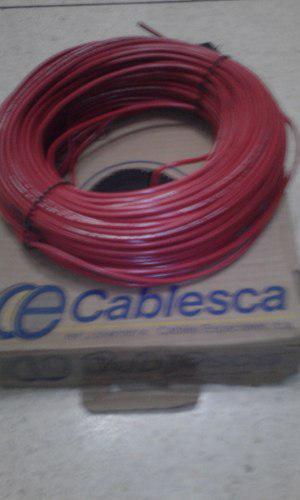 Cable Automotriz Rojo Nro. 10 Cablesca