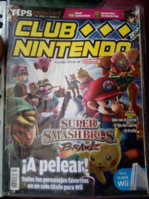 Club Nintendo Dic  Sellado Super Smash Bros Mx Revista
