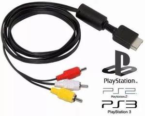 Cable Rca Av Audio Y Video Ps1/ps2/ps3