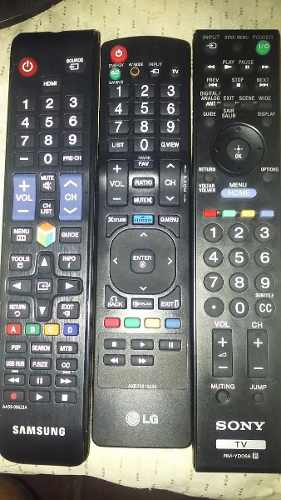 Controles Para Tv Led Lg Samsung Y Sony