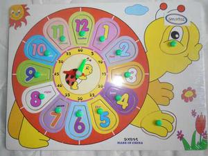 Memoria Didactica Reloj Aprendizaje Para Niños Juego