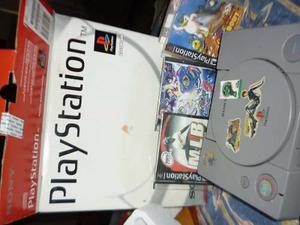 Playstation 1 Chipeado Con 114 Juegos, 9 Original Y105 Copia