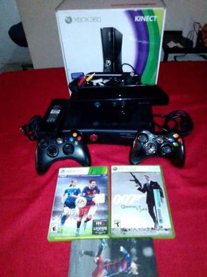 Vendo O Cambio Xbox 360 Con Kinect, 2 Juegos Y 2 Controles