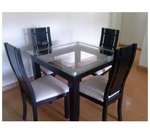 juego de comedor 4 sillas