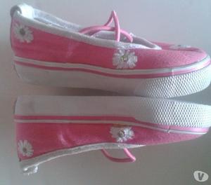 Vdo USADO zapato rosado niña talla 18 edad 6 a 9 meses