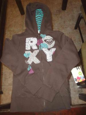 Sweater marca Roxy estampado con Capuchón