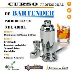 Curso bartender profesional