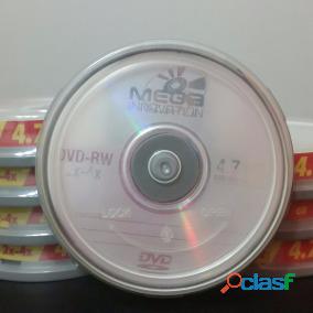 DVD virgen Regrablable 4.7GB